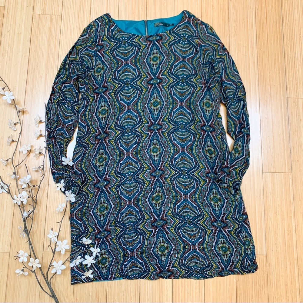 Prana Cece Long Sleeved Shift Dress, L. - Picture 7 of 13
